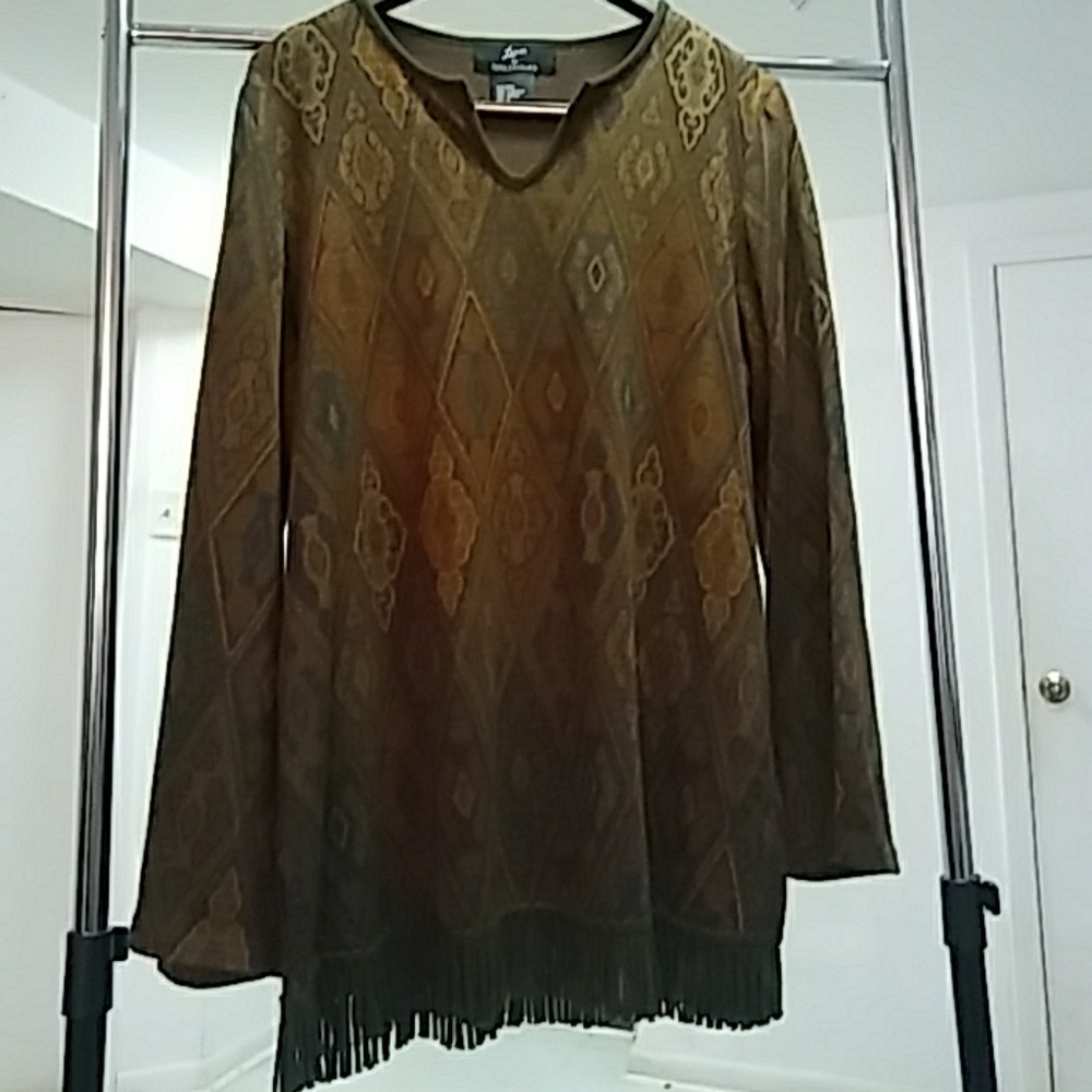 Fringe Bottom Sweater